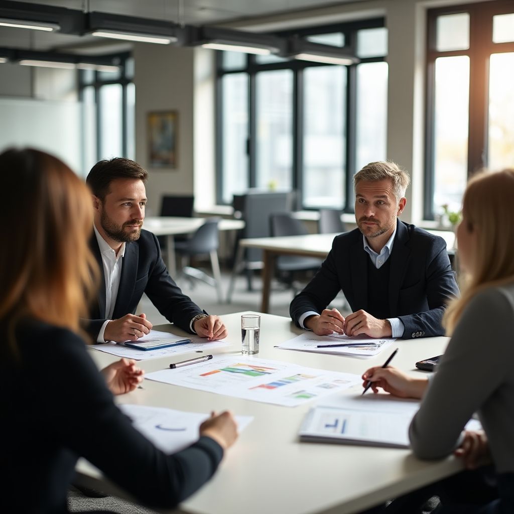 Financial workshop in Rotterdam office